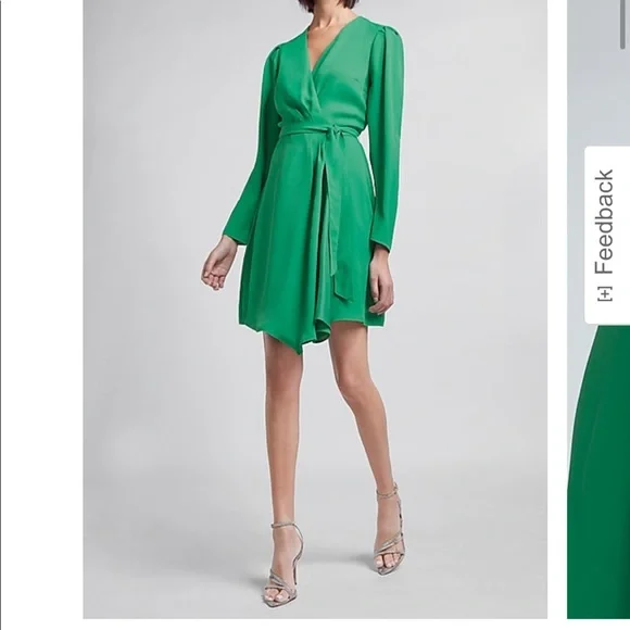 green emerald velvet dress Maxi Wrap Dress Eleanor L / Pure Red
